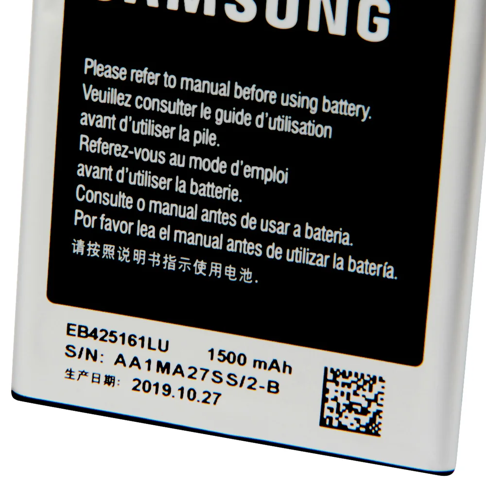 Оригинальный аккумулятор EB425161LU для Samsung J1 MINI Prime i8160 2016 SM J105H J120A F J1ACE 2 ACE3 ACE 4 G313H/м J110F