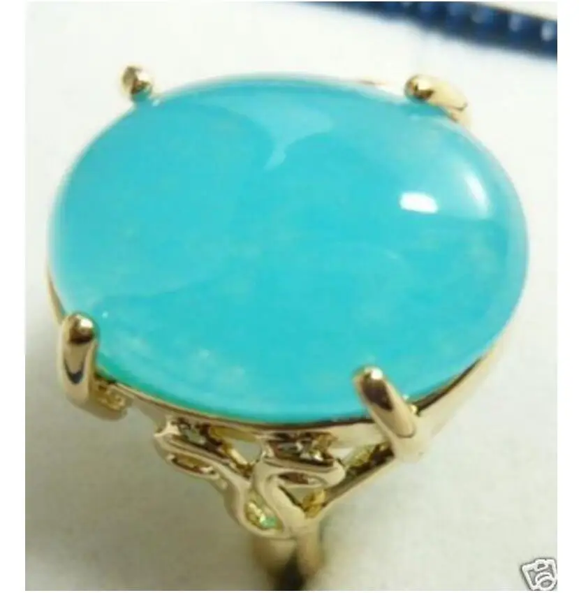 fine light blue jade bead ring | Украшения и аксессуары