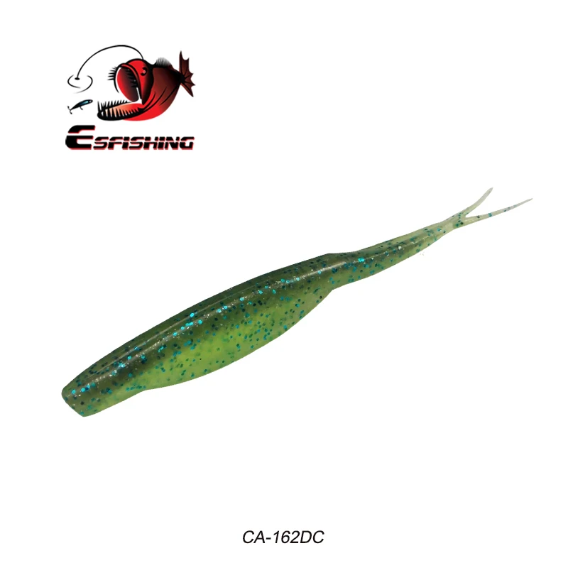 CA162DC ESFISHING рыболовные приманки мягкие супер флюк 120 мм 8 г 6 шт. рыболовные аксессуары снасти Leurre soule рыболовные снасти - Цвет: CA162DC