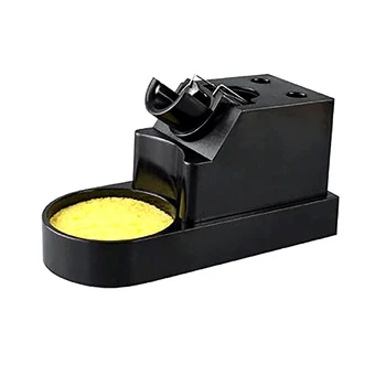 

Electric Soldering Iron Stand Holder with Welding Cleaning Sponge Pads Generic High Temperature Resistance