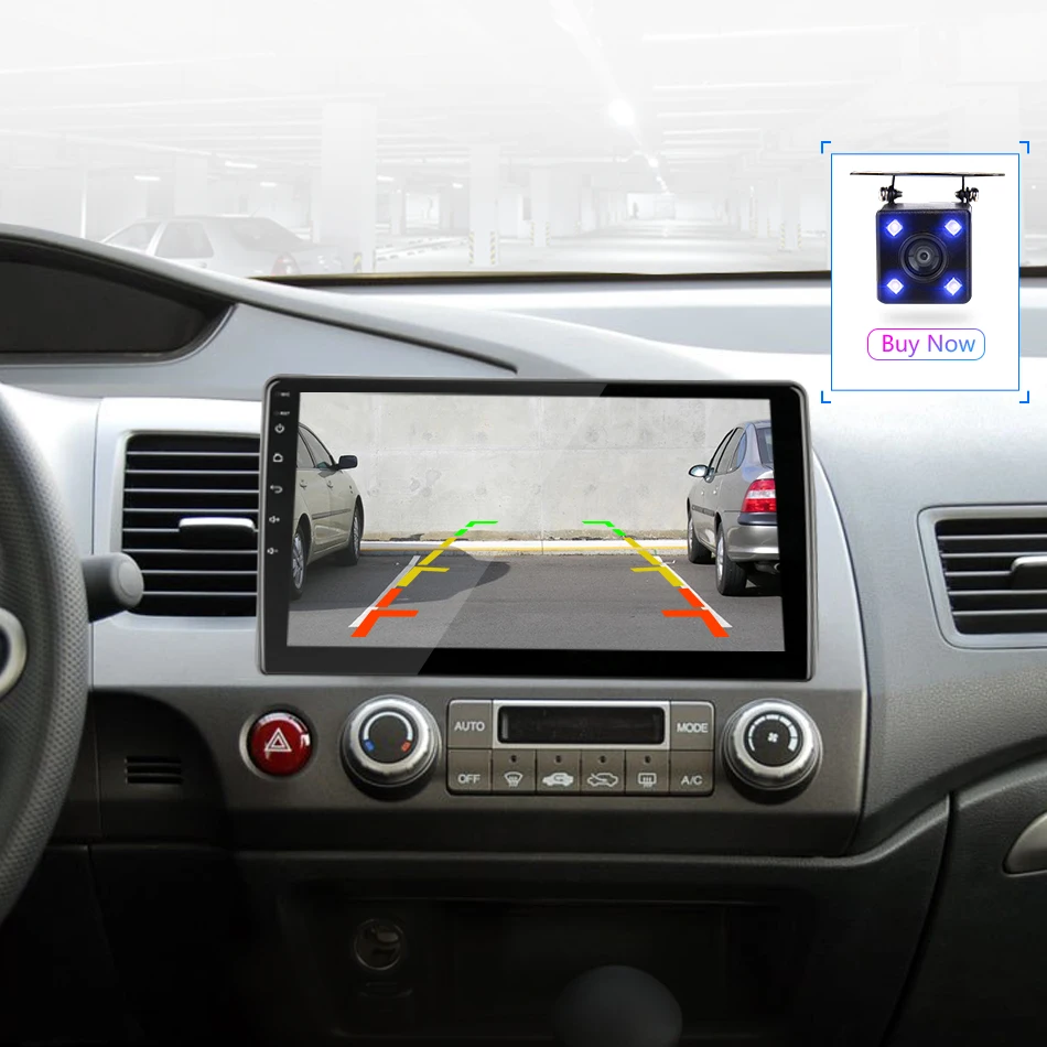 Excellent 10" 2G 32G Android 8.1 4G NET WIFI RDS DSP Car Radio Multimedia Video Player for Honda Civic 2005-2011 Navigation GPS HiFi 7