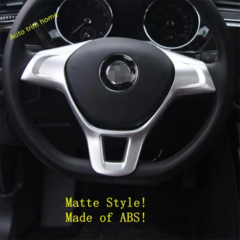 

Lapetus Car Steering Wheel Strip Cover Trim Fit For Volkswagen Golf 7 POLO MK6 MK7 Touran Auto Accessories ABS Carbon Fiber Look