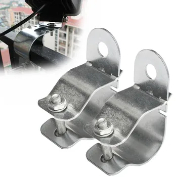 

2pcs 35-50mm Car Bullbar Mount Bracket For Driving Spotlight Bar UHF HID LED Light Work Lamp Clamp Holder Bumper Round Bullbar