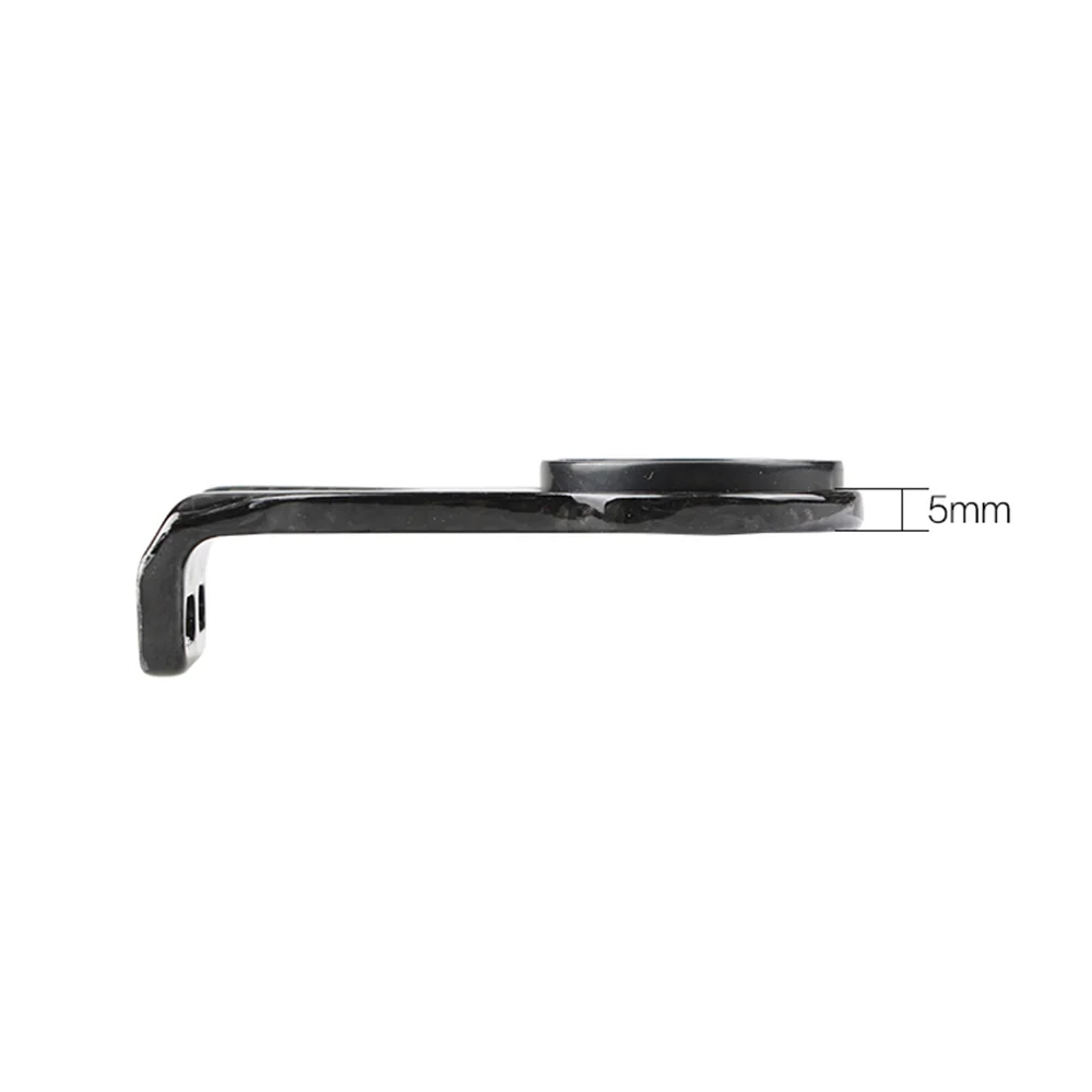 RiToEasysports Supporto Prolunga Bici, Supporto Prolunga Prolunga Manubrio Bici Ciclismo per Lampada/unità/fari/Fotocamere GPS (Tubo in Carbonio da 20 cm Nero