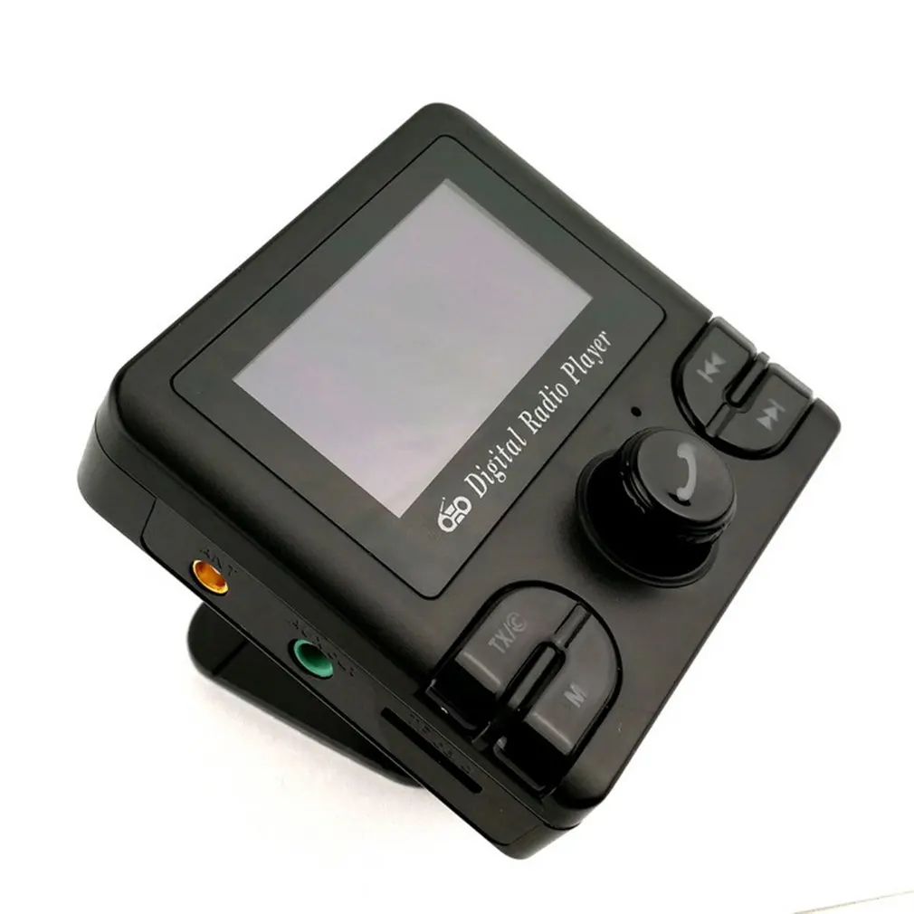 

2.4" LCD Car DAB Receiver Tuner FM Transmitter Adapter Antenna USB Plug and Play CT With Car Charger