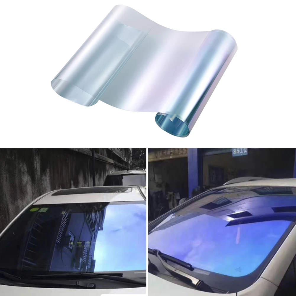 0 5 3m Chameleon Tint Front Windshield Car Foils Solar Protection Films Heat Control Residential Car Window Tint Film Front Window Aliexpress