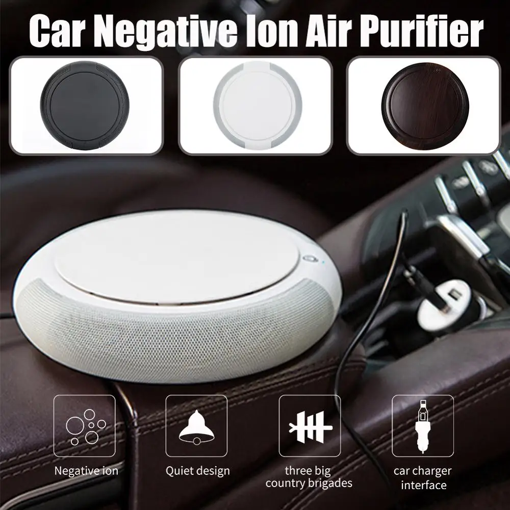

Good quality Car Air Purifier USB Air Purifier 3-Stage Filtration Fresh Mini Air Purifier Deodorizer with Car Charger