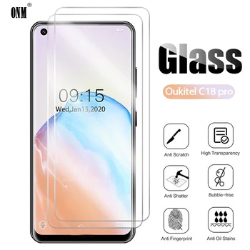 

2Pcs Tempered Glass For OUKITEL C18 PRO Screen Protector For OUKITEL C18 PRO Protective Glass Film