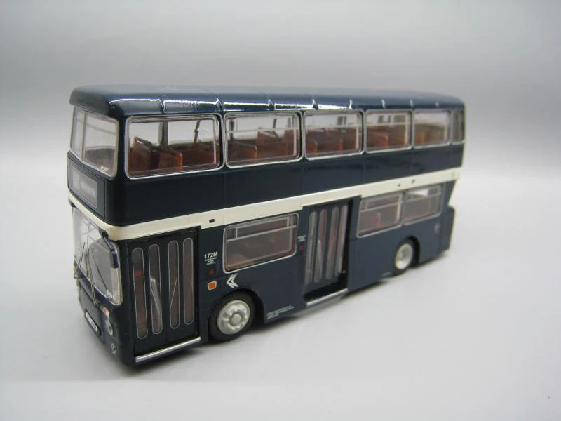  rare Special Offer 1/76 London Bus Dark Blue Double deck bus model Alloy Collection Model