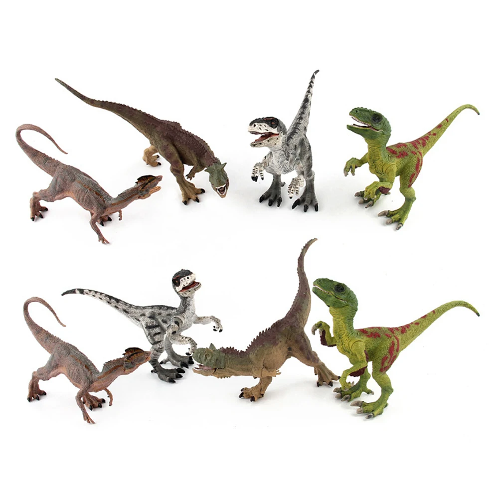Реалистичная Velociraptor Фигурка динозавра модель коллекция игрушка стол Декор подарок для детей