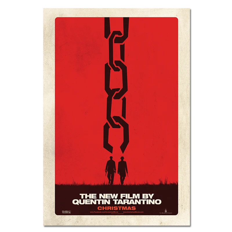 Классический фильм Шелковый плакат Django Unchained Ретро художественные принты винтажные декоративные картины на стену Квентин Тарантино плакаты