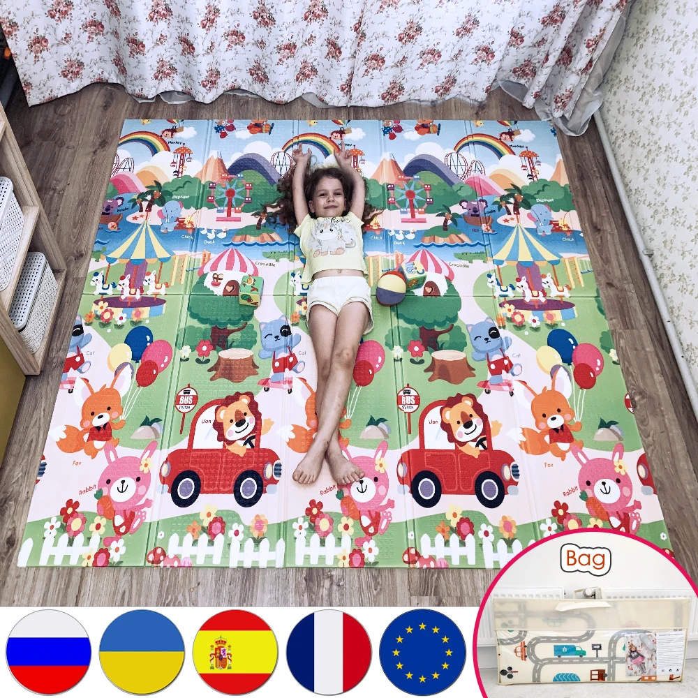 Коврик Miamumi детский из пеноматериала игровой коврик складной термальный ковер