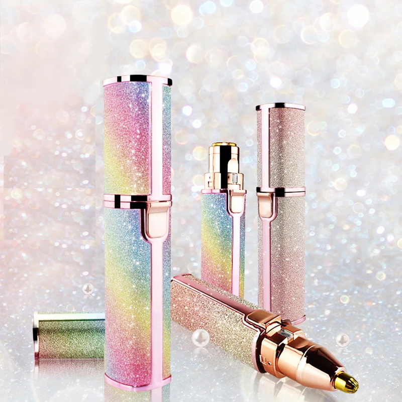 

Protable Mini Electric Eyebrow Trimmer Lip Face Hair Razor Epilator Pen Hair Remover Eyebrow Shaver USB Rechargable