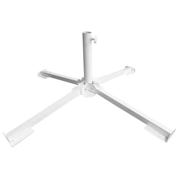 

Umbrella Base Foldable Rustproof Stable Portable Courtyard Parasol Stand Sun Shade Outdoor Garden Easy Install Steel Fishing