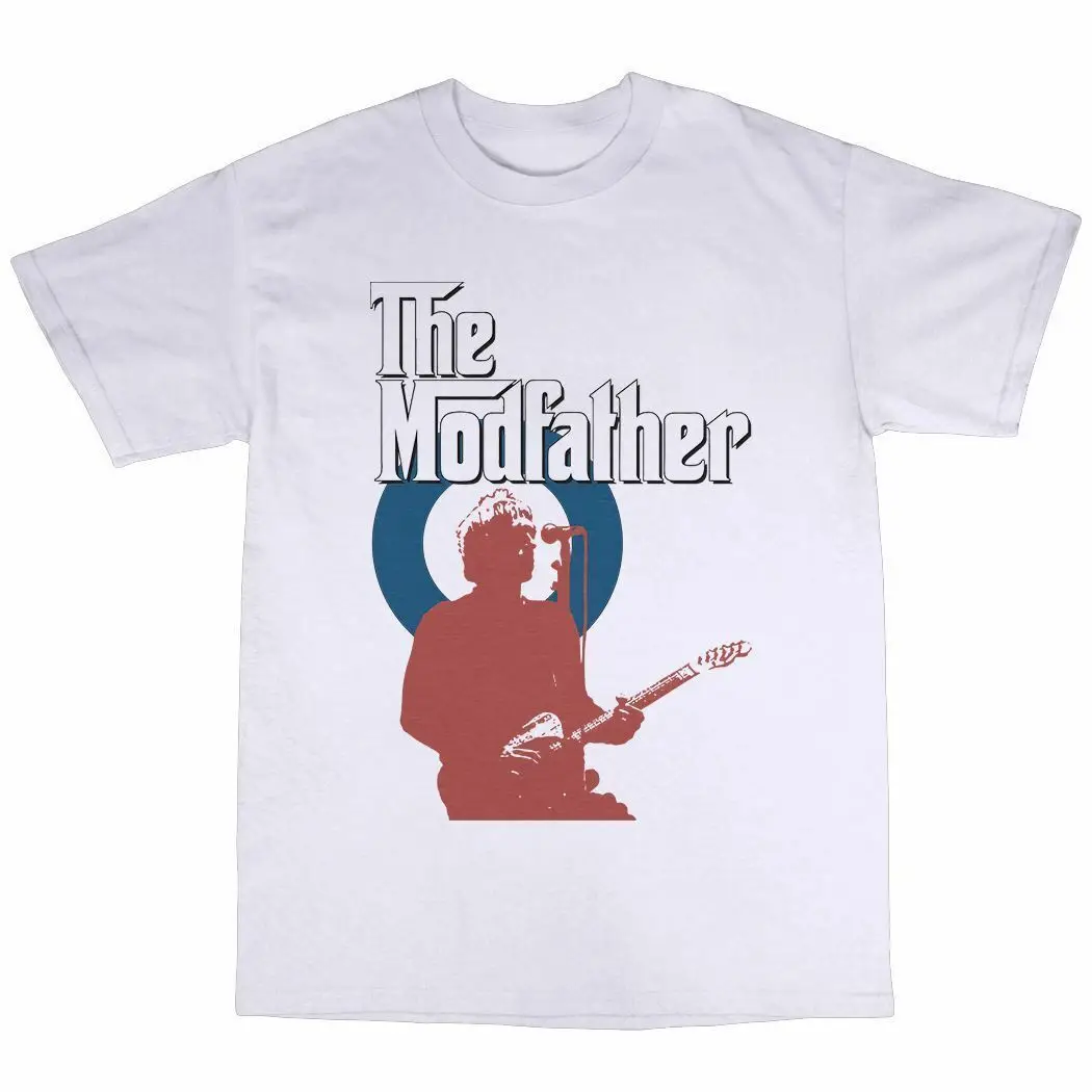 

Paul Weller Tribute T-Shirt 100% Cotton Modfather Vespa The Jam Style Council hipster rETRO VINTAGE Classic t-shirt