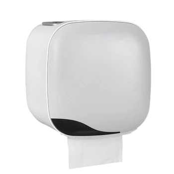

Waterproof Toilet Roll Tray Free Punch Paper Towel Tray Toilet Paper Rack