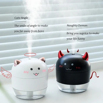 

Mini Air Humidifier USB Aromatherapy Diffuser 200ML Home Office Aroma Essential Oil Diffuser Mist Maker with Night Light for Car