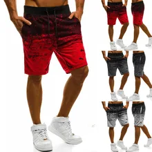 Спортивные штаны мужские мужские повседневные хаотические удлиненные шорты летние спортивные шорты для бега фитнес принты шорты на шнурке брюки 8,28