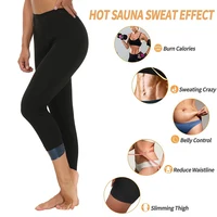 Women Thermal Leggings Workout Sauna Pants Body Shaper Sweat Shapewear Weight Loss Slimming Leggins Waist Trainer