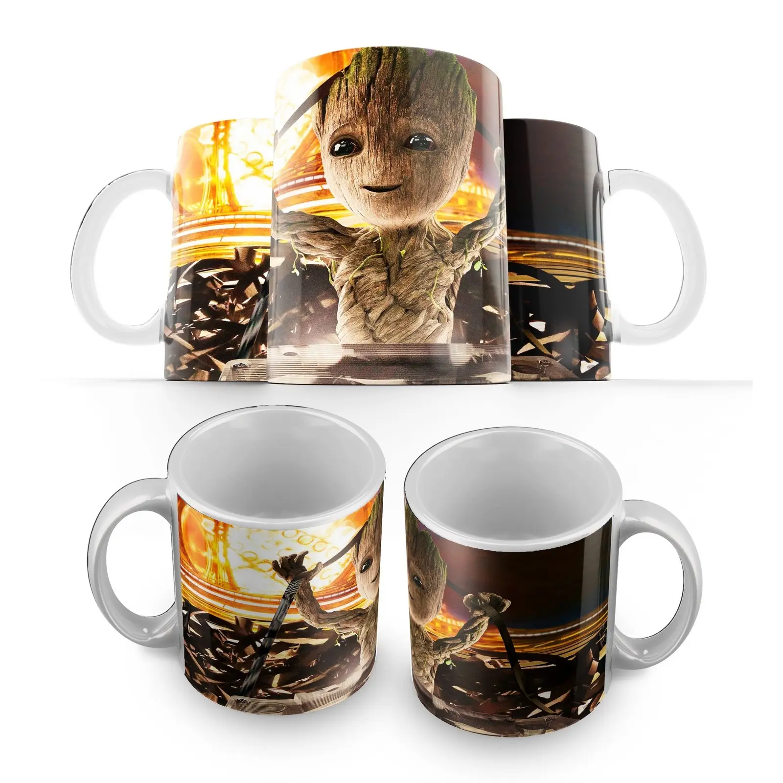 Кружка: стражи галактики - 1 (марвел ди си человека паук железный человек мстители