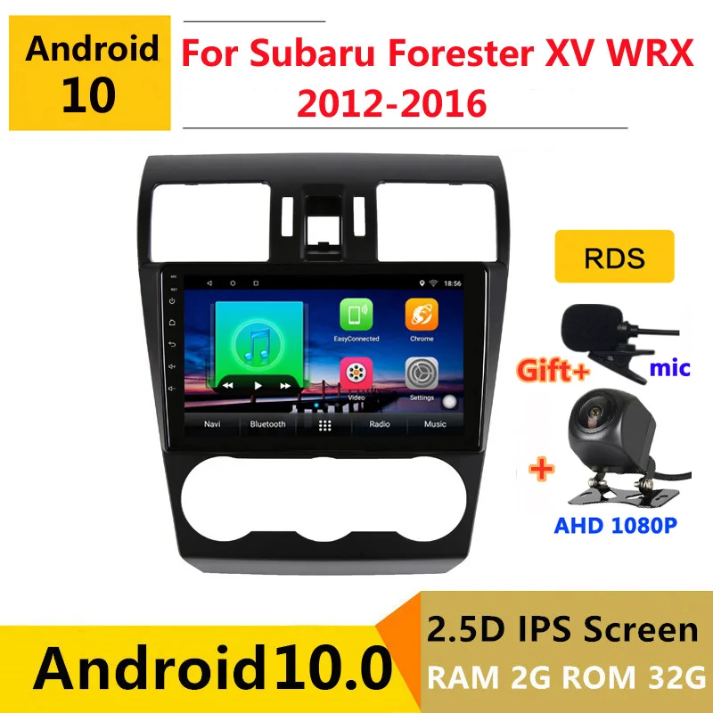Android 10 автомобильный DVD мультимедийный плеер GPS для Subaru Forester XV WRX 2012 2013 2014 2015 2016