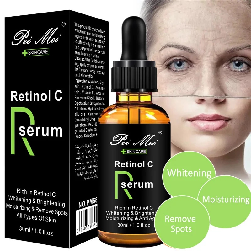 

Face Facial Serum Vitamin Retinol C Serum Firming Repair Skin Anti Wrinkle Remove Acne Pimple Anti Aging Serum Lifting Skin Care