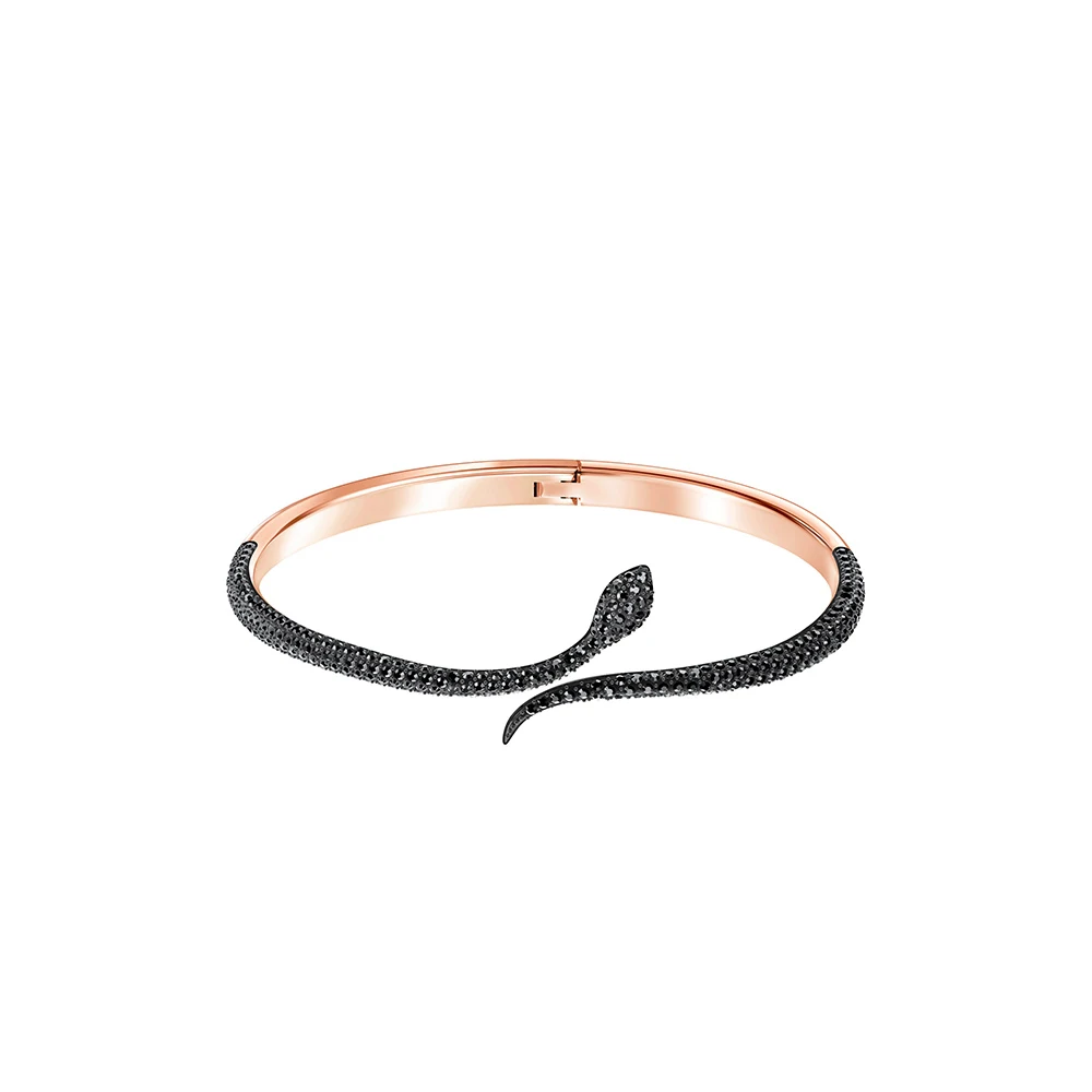 Высокое качество SWA загадочная змея браслет, белая змея, браслет в форме сердца, браслет
