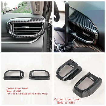 

Accessories Fit For Ford Explorer 2020 2021 Side / Air Conditioning AC Vent Outlet Cover Trim Carbon Fiber Interior Refit Kit