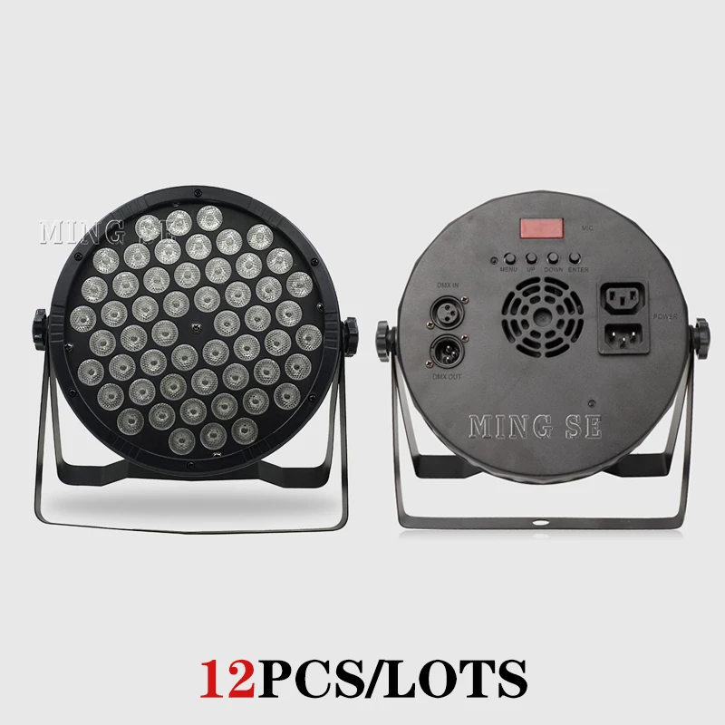 12 шт./лот 54X3W RGB 3in1 СВЕТОДИОДНЫЙ светильник Par 54*3w светодиодный PAR бар для свадебной