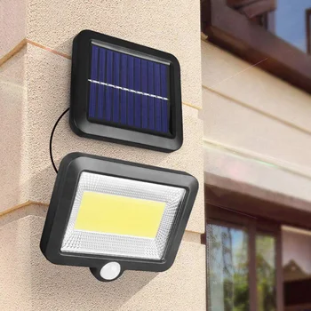 

100 LEDs Solar outdoor lighting Motion Sensor Floodlight COB garden light High Brightness luminaria LED Wall light for home