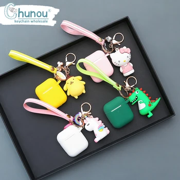 

30 Styles Cartoon New Cute Keychain Sleutelhanger Sailor Moon Sanrio Kuromi Hello Kitty Accesorios Key chains For Airpods Case
