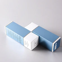 Напечатанные Необычные пустые бумажные косметические коробки упаковки на заказ(PF-133