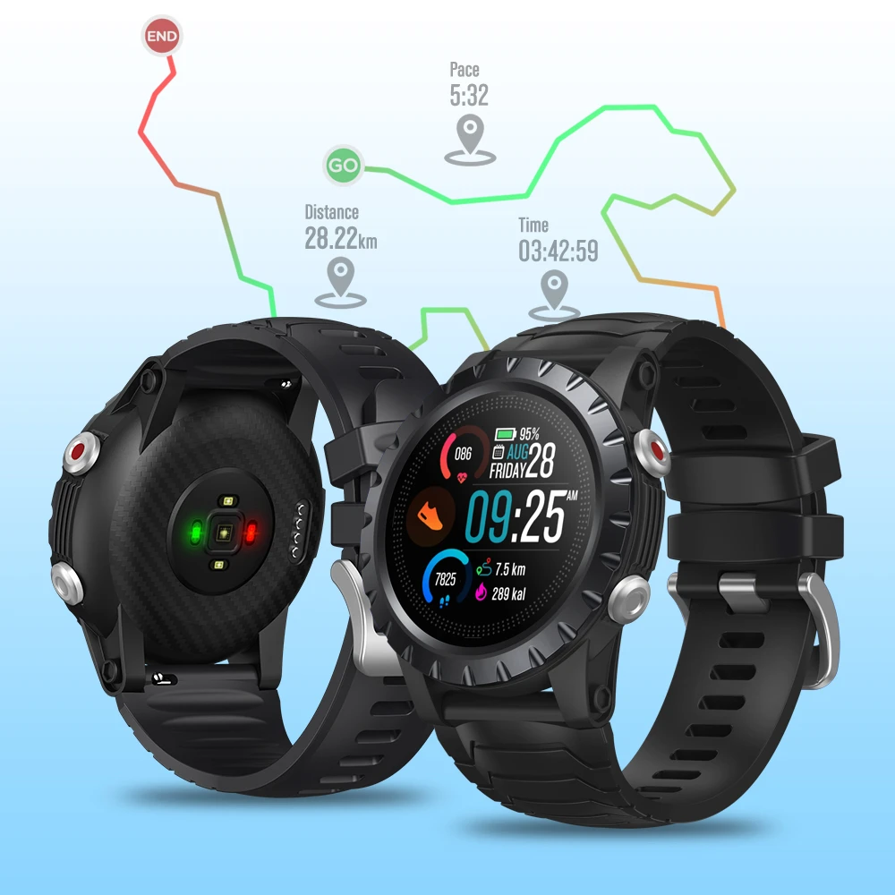 Zeblaze Stratos Gps Smartwatch 50 M Water Resistant Smart Watch  Magnetometer Compass Ble 5.0 Support Customize Watch Face 2021 - Smart  Watches - AliExpress