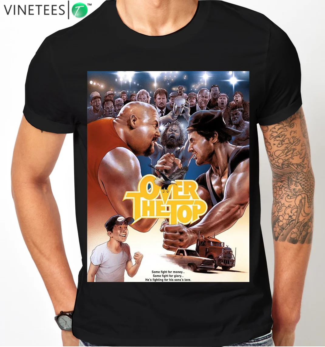 

OVER THE TOP SYLVESTER STALLONE ROCKY BALBOA RAMBO RETRO MENS T Shirt