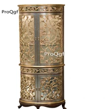  Prodgf 1Pcs A Set Castle European Elegant Big House Wine Cabinet 
