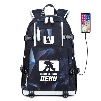 

Comic Anime My Hero Academia Backpack School Bags Children Kids School Backpacks Anime Cartoon Bags Casual Satchel