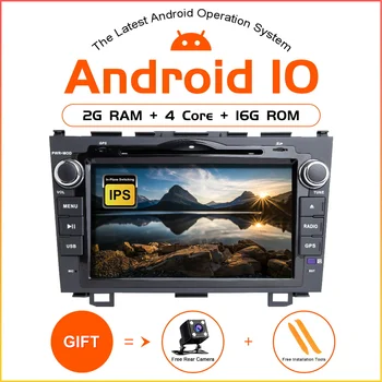 

ZLTOOPAI Android 10 Car Multimedia Player For Honda CRV 2007-2012 Car GPS Radio Stereo DVD Player Car Play IPS DSP