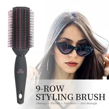 

Nine Row Comb Anti-static Hair Scalp Massage Comb Hair Styling Tools For Women Men