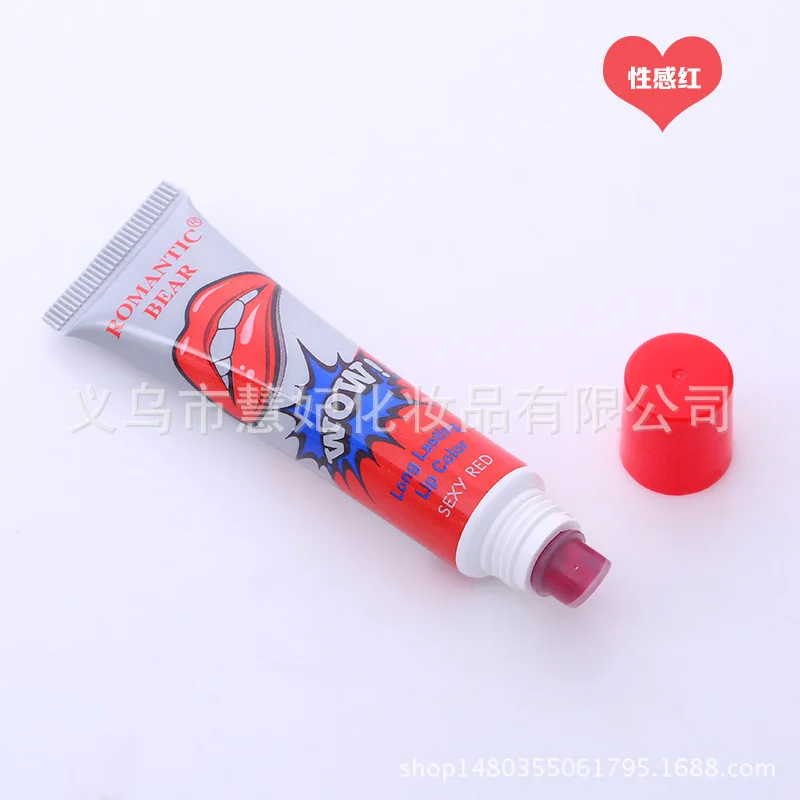 Лидер продаж водостойкая губная помада известного бренда Beauty Red Wow для макияжа