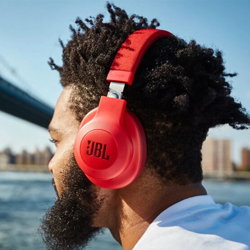 JBL E55BT Wireless Over ear Headphones Foldable Bluetooth Headset Deep Bass Sports Run Earphone HIFI Gym with Mic Speed Charge