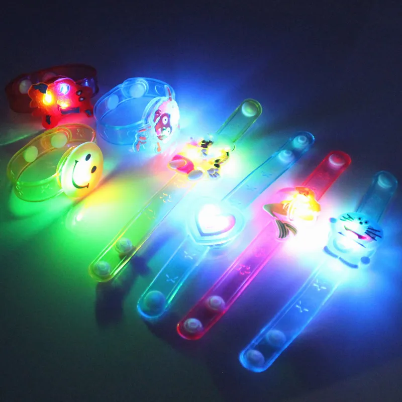 Разноцветные светящиеся игрушки на запястье ручной танец Вечеринка высококачественный ужин вечерние подарок для детей случайный светодиодный свет лампы