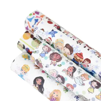 

HSDCraft 20x34cm A4 hsd-design princess series Faux Synthetic Leather Fabric,DIY handmade materials