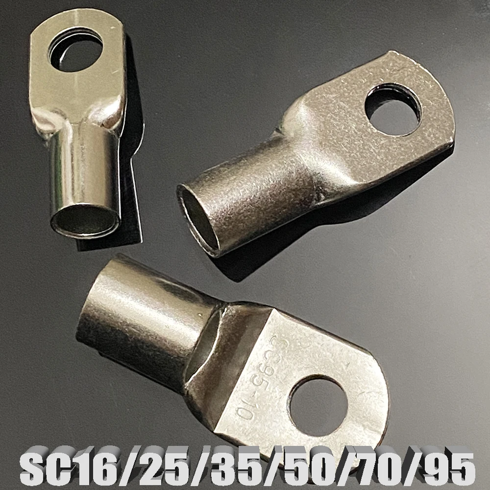 SC16 SC25 SC35 SC50 SC70 SC95 набор медных наконечников для кабеля с отверстием под болт