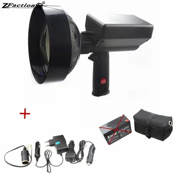 

12V 35/55W Handheld Search Emergency lamp 150MM HID Portable Spotlight Adjustable Spot Flood Beam for Hunting Camping Lighting
