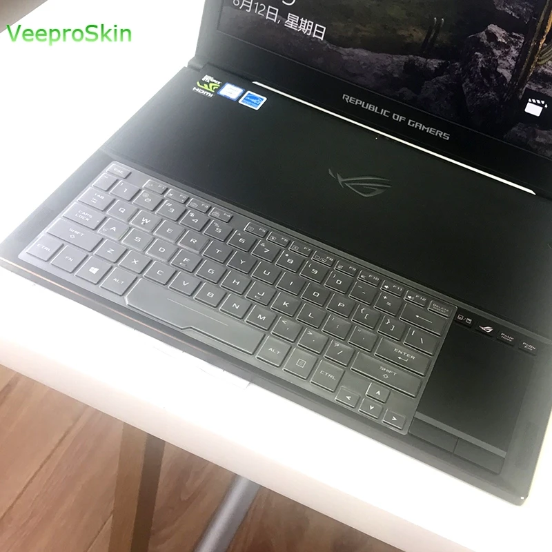 ТПУ чехол для клавиатуры ASUS ROG zephyрус GX501(VS/VI/GS/GI) GX531(GS/GI)(без цифровой клавиатуры) GX 501 531VS VI GS GI