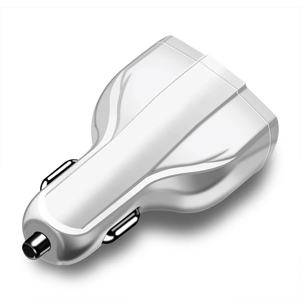 Оригинальное автомобильное USB зарядное устройство Быстрая зарядка 3,0 зарядное устройство для мобильного телефона 3 порта USB быстрое автомобильное зарядное устройство для Apple samsung Xiaomi планшет