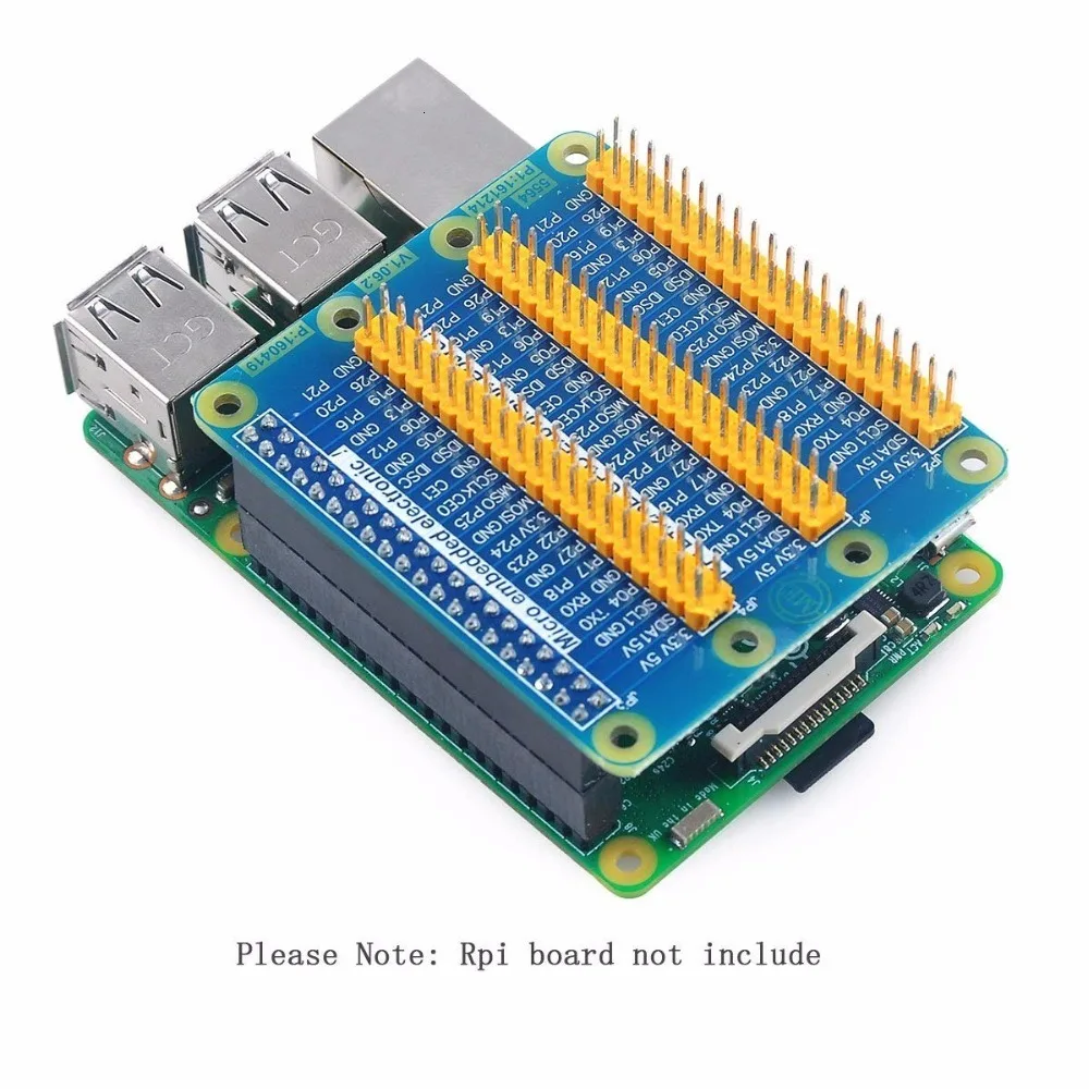 Raspberry Pi Gpio Плата расширения один ряд, чтобы быть три ряда Gpio для Raspberry Pi 3 Pi 2 Pi Модель B