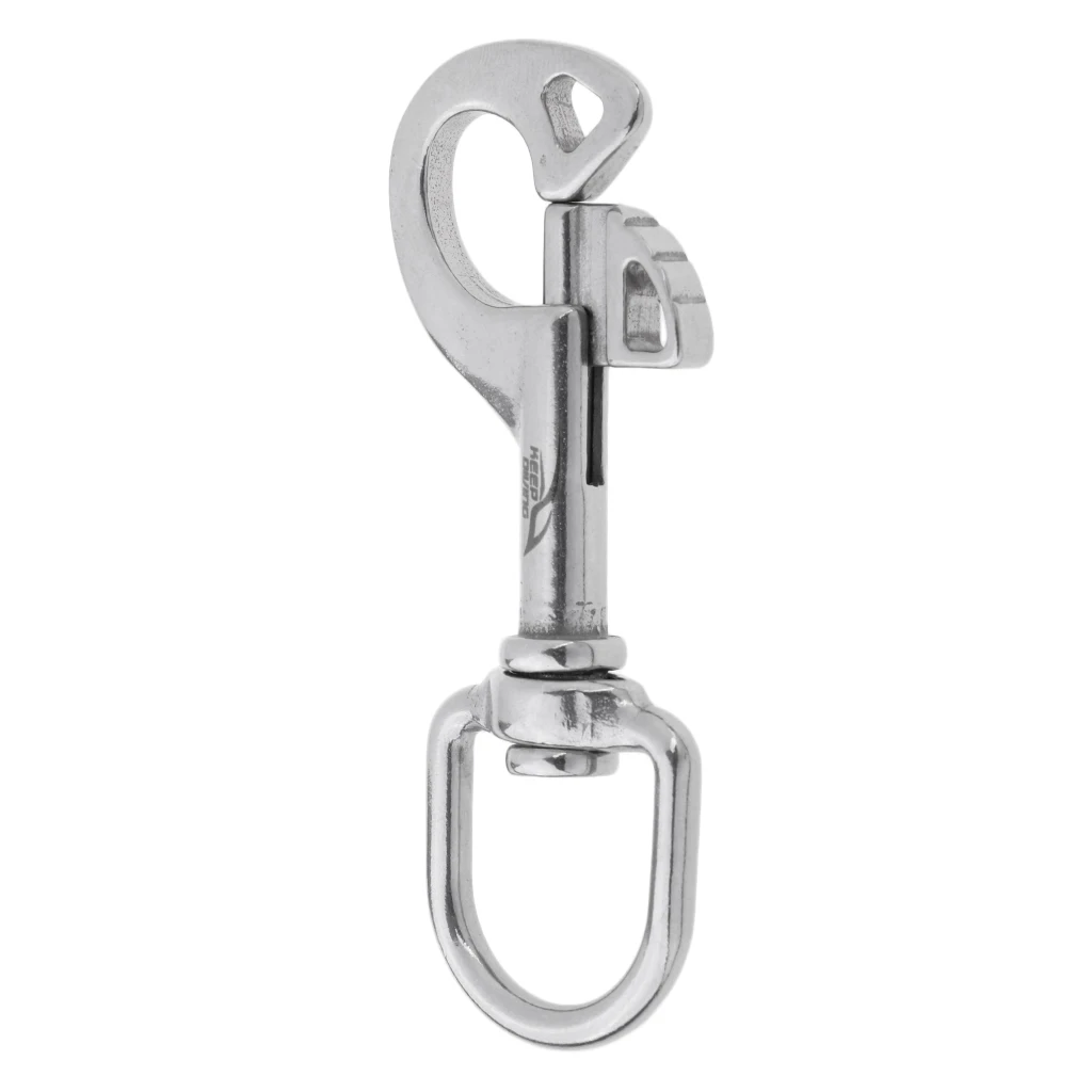 

Scuba Dive 316 Stainless Steel Swivel Eye Snap Single Ended Spring Hook