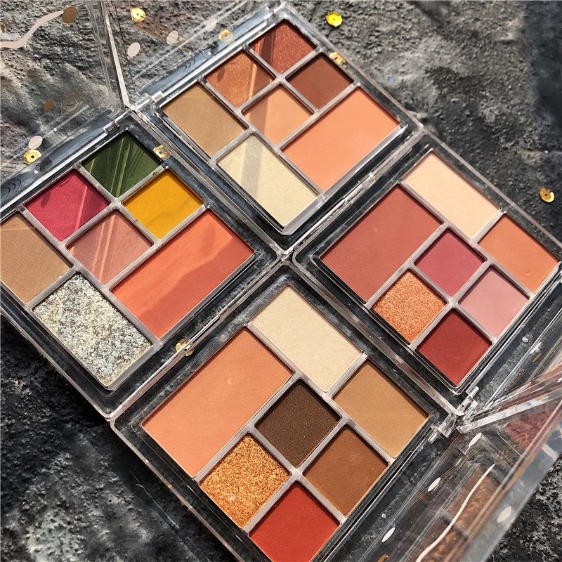 

7Color Eyeshadow Palette Shimmer Nude Matte Eyeshadow Pallete Diamond Glitter Metallic Palette Pigmented Makeup Palette Cosmetic