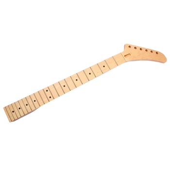 

22 Fret Maple Banana Electric Guitar Neck Dot Inlay for St Parts Replacement-ABLD